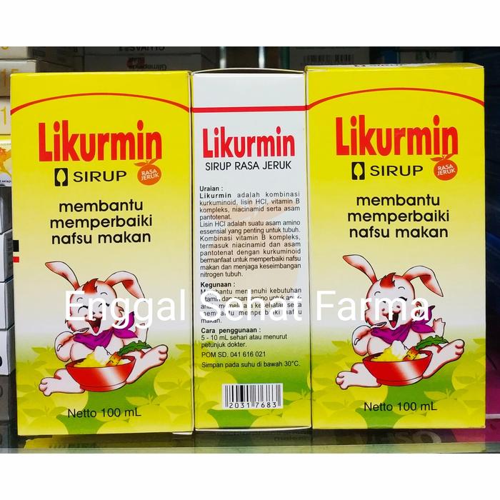 Gambar Likurmin Sirup 100 Ml Rasa Jeruk-Multivitamin Nafsu Makan Anak-Kalbe dari Enggal Sehat Farma undefined Tokopedia