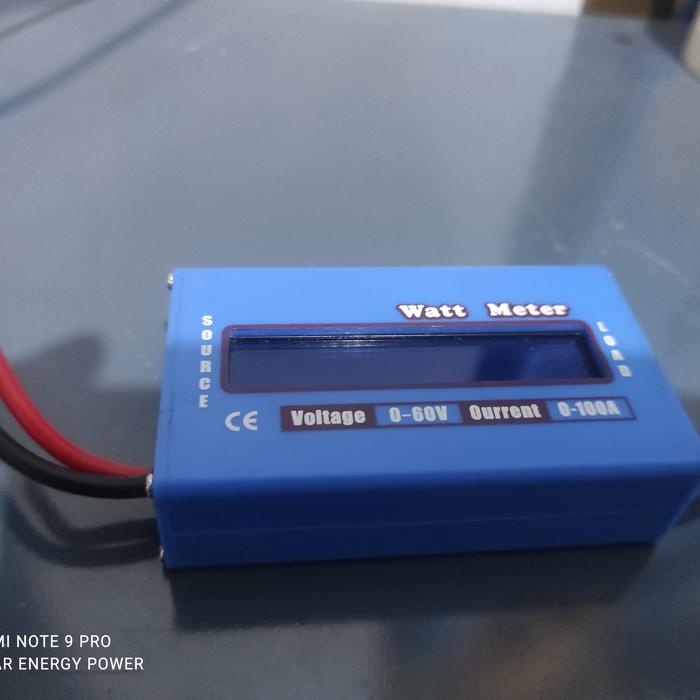 High Precision DC Wattmeter Power Analizer 60VDC 100A