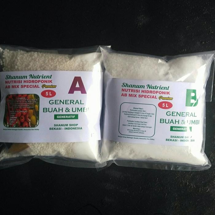 Gambar Nutrisi AB mix Premium Spesial Sayuran Buah Pekatan 5 ltr dari Tepi Danau Farm undefined Tokopedia