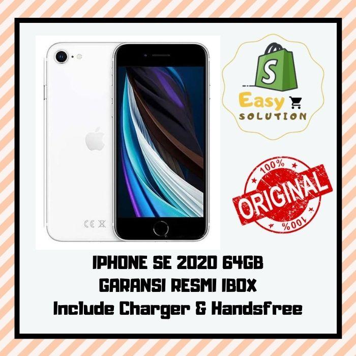 Gambar APPLE IPHONE SE 2 2020 64GB - Garansi Resmi Ibox Indonesia 1 Tahun - Putih dari Easy Solution Tokopedia undefined Tokopedia