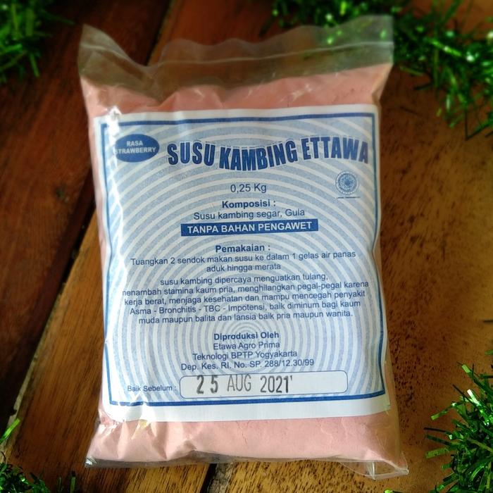 Gambar susu kambing etawa Agro Prima rasa strawberry (250 gram) dari Susu Etawa Jogja undefined Tokopedia