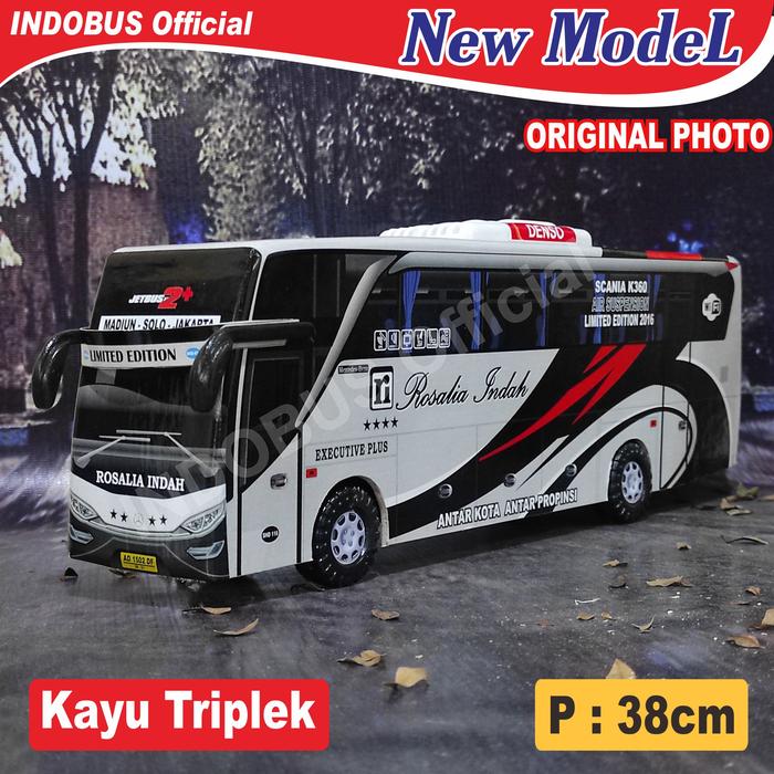 Gambar Miniatur Bus ROSALIA INDAH SHD Limited Edition 2016 dari indobus collection undefined Tokopedia