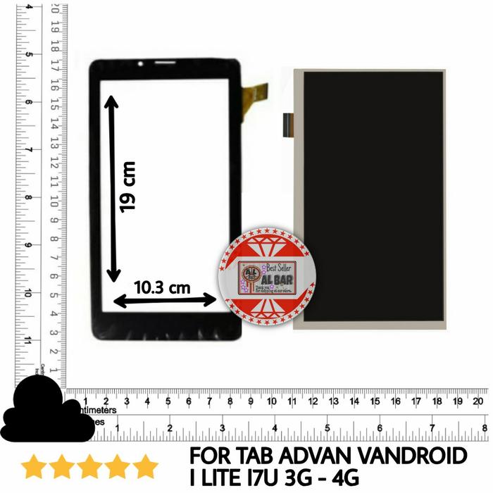 Gambar LCD + TOUCHSCREEN TAB ADVAN VANDROID I7U / i LITE 4G LAYAR ORIGINAL - LITE I7U 3G-4G dari Al-bar undefined Tokopedia