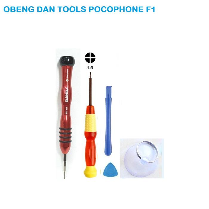 Gambar Obeng Pocophone F1 satu set siap bongkar casing pocophone f1 - Obeng tool saja dari spareparthp undefined Tokopedia