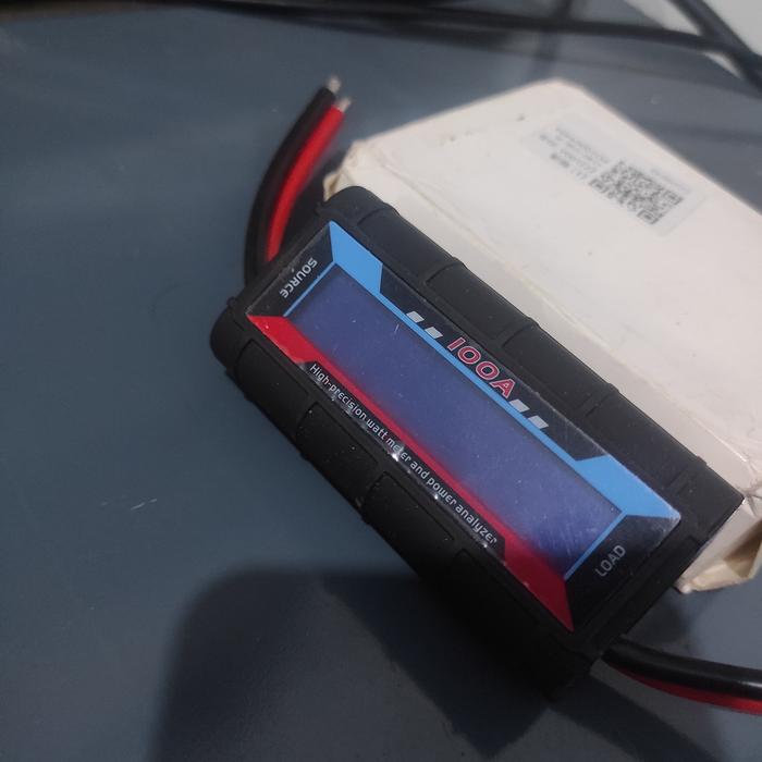 High Precision DC Wattmeter Power Analizer 60V 100A
