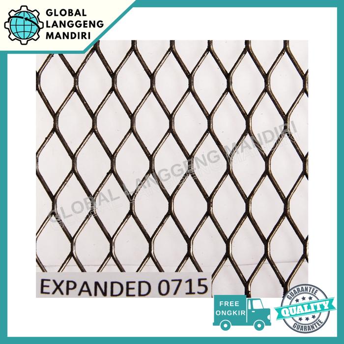 Gambar EXPANDED METAL BERBAGAI MACAM UKURAN / EXPANDA BESI 1.2MX2.4METER BAJA - 0715 dari Global Langgeng Mandiri undefined Tokopedia