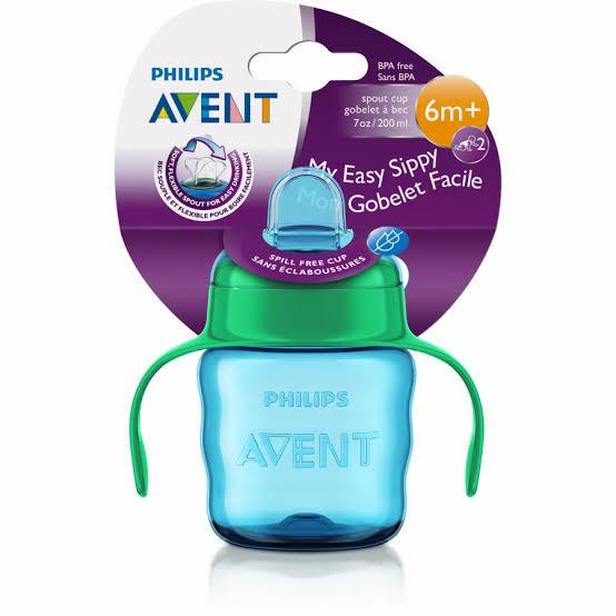 Philips Avent Easy Sippy Cup with Handle Botol Minum Bayi 200ml Biru
