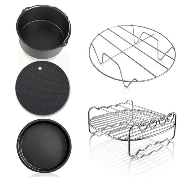 Gambar Aksesoris Air Fryer 5Pcs Universal 7inch Air Fryer Accessories - 6 inch dari PGH Store ID undefined Tokopedia
