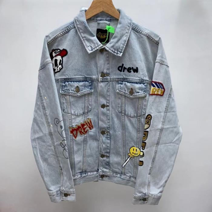 Justin Bieber Drew House Mixed Media Trucker Jacket