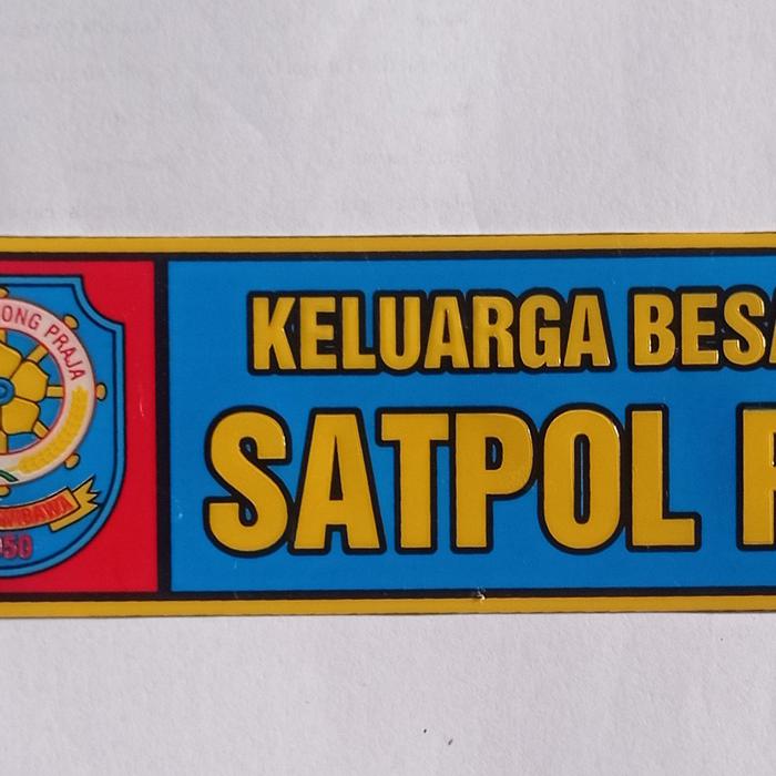 Gambar Stiker Satpol PP - Panjang dari IBAI ACC undefined Tokopedia
