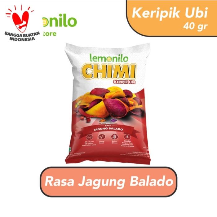 Gambar LEMONILO CHIMI KERIPIK UBI RASA JAGUNG BALADO 40G dari Srisusan Shop undefined Tokopedia