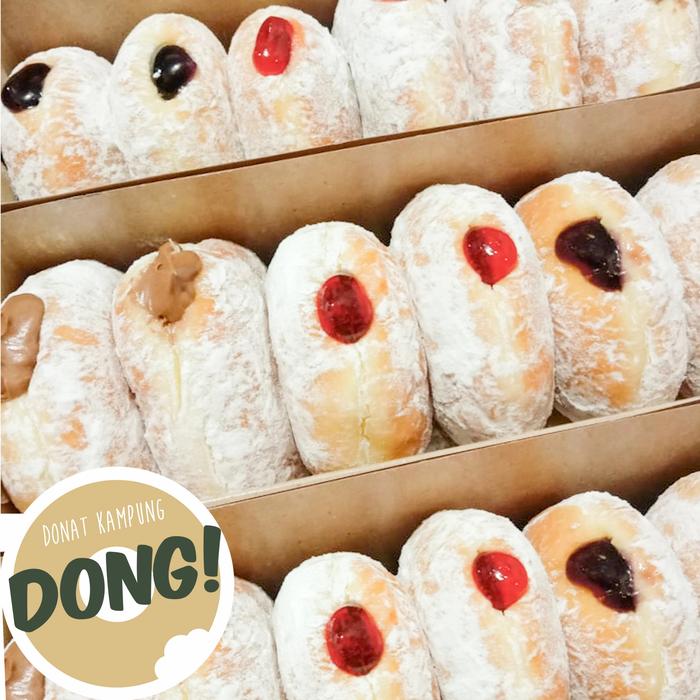 Gambar Bomboloni Donat Isi Strawberry Blueberry Mocha 1 kotak isi 6 pcs - Mix dari Donat DONG undefined Tokopedia