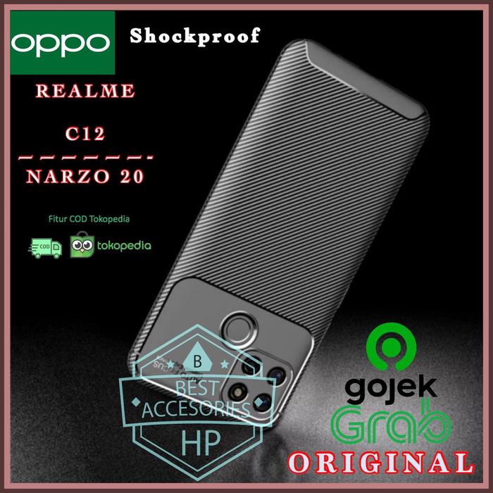 Jual REALME NARZO 20 C12 CASE AUTO FOKUS ORIGINAL COVER CASING