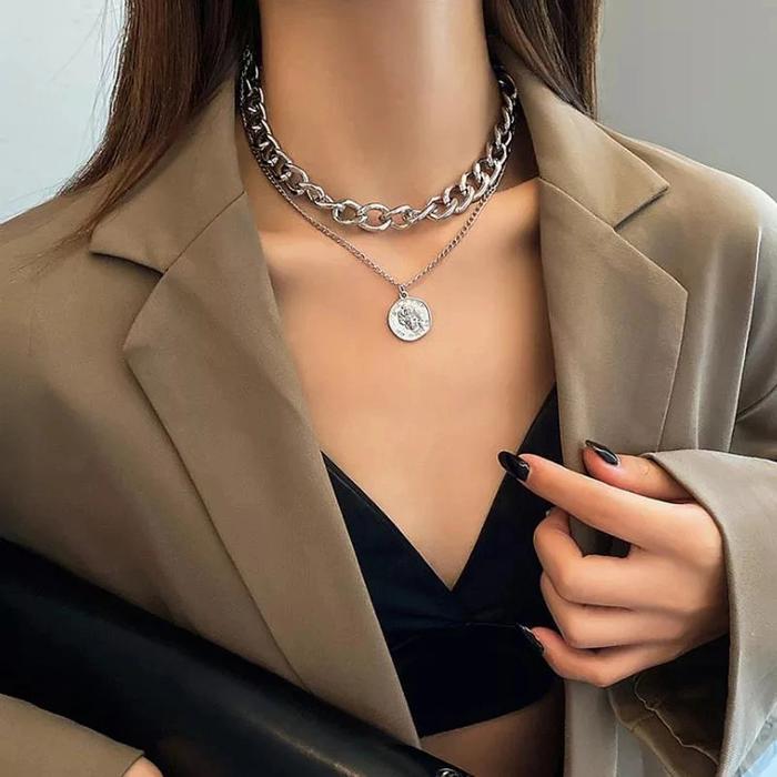 Gambar kalung rantai wanita murah - silver dari Kaladia store undefined Tokopedia