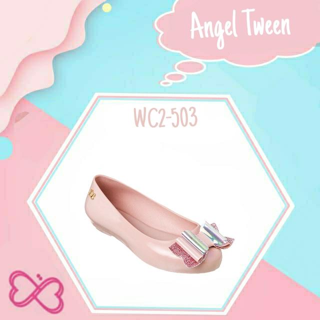 Gambar Sepatu Worldcolors Angel Tween Kids - Nude / Ballerina - 27 dari Orenji Baby undefined Tokopedia