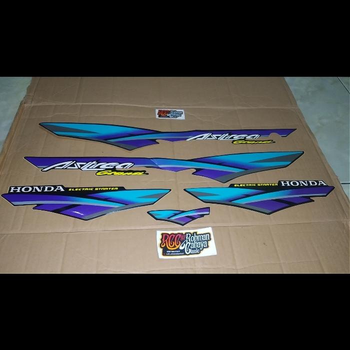 Gambar stripping stiker list Honda Astrea Legenda 2 biru dari AN-NUR MOTOR undefined Tokopedia
