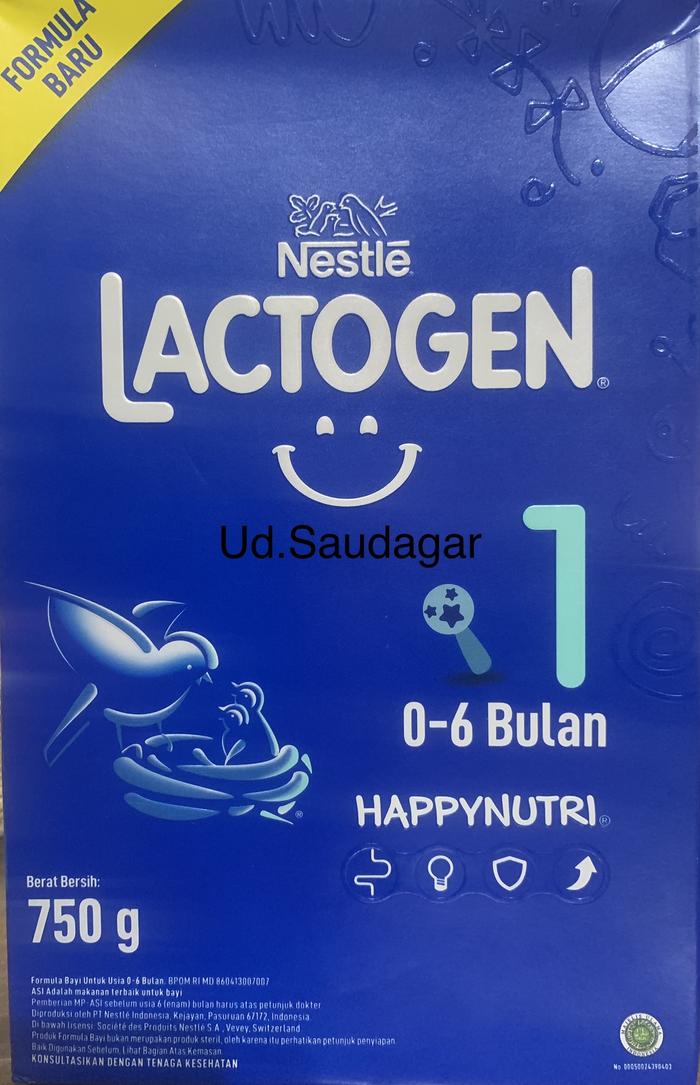 Gambar Neste Lactogen 1 Happynutri Box 750gr Susu Formula Bayi dari Ud Saudagar undefined Tokopedia