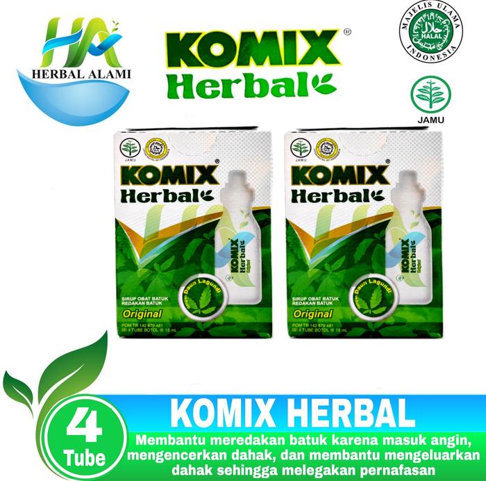 Gambar Komix Herbal TUBE - Obat Batuk - TUBE ORIGINAL dari Herbal alami 5758 undefined Tokopedia