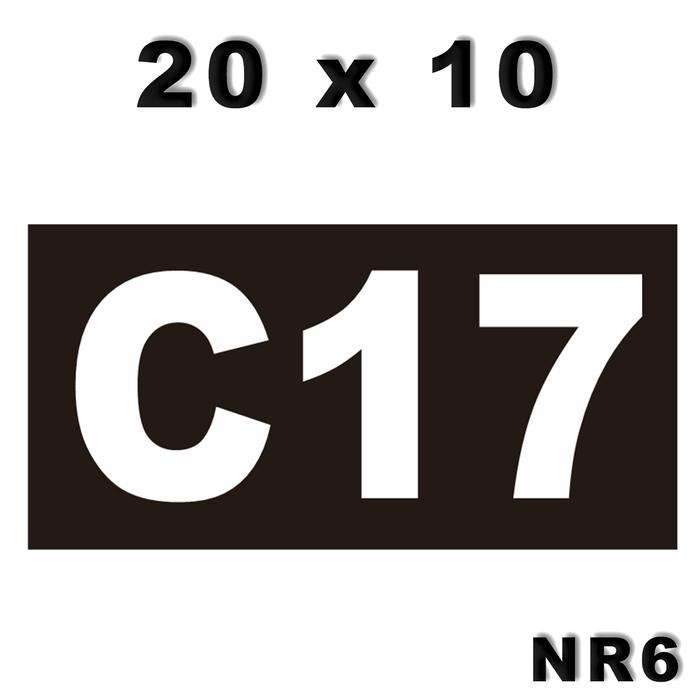 Gambar Nomor Rumah Akrilik 20x10 / Nomer Apartment Acrylic NR6 Murah - Back Hitam, Tulisan Hitam dari Unique Official Store undefined Tokopedia