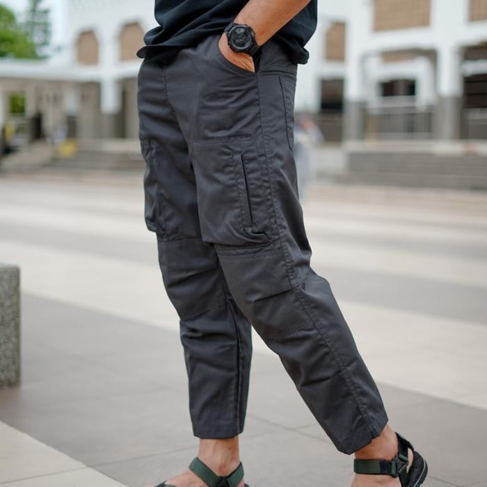 Gambar CELANA SIRWAL CARGO / CELANA CINGKRANG - Abu-abu, M dari Hzp_colection undefined Tokopedia