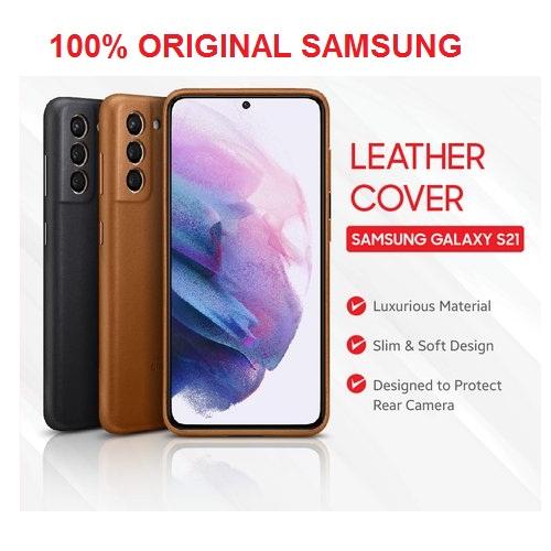 Jual SAMSUNG Leather Cover Galaxy S21 5G Case Original Kota