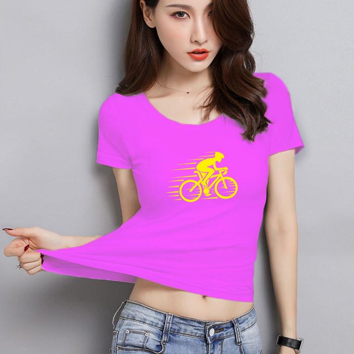 Gambar PARSEL RAMADAN - KAOS WANITA ONECK CYCLE FAST/ KAOS TERLARIS / KAOS ON - ungu muda, L dari ACS Collection12 undefined Tokopedia