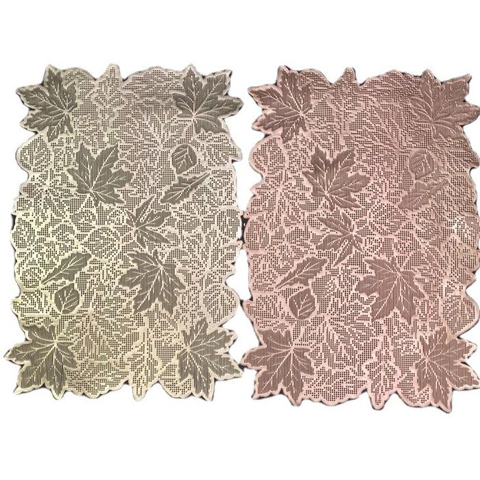 Gambar Tatakan Piring / Placemat PVC High Quality Import Tahan Air - Gold - rose gold dari Home Decor Zega undefined 3 Tokopedia