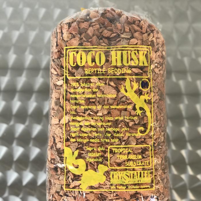 Gambar Coco Husk size M Alas Kandang Reptil Torto / Bedding Reptile dari Pasarkura undefined Tokopedia