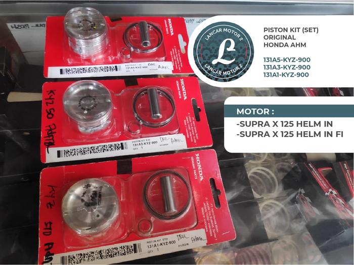 Gambar Piston Kit Seher Supra X 125 Helm In Fi KYZ Original Asli AHM HONDA - Standar dari LANCARMOTOR2 undefined Tokopedia