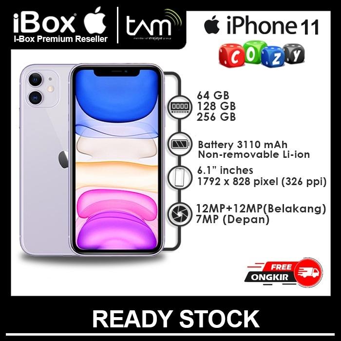 Gambar iPhone 11 iBox 64gb / 128gb / 256gb - Garansi Resmi - Hitam, 64 gb dari Cozy Shop undefined Tokopedia