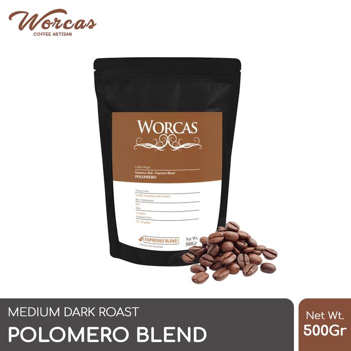 Gambar Kopi Polomero Espresso Blend 500 Gram (Biji/Bubuk) | Worcas Coffee - KOPI BIJI dari WORCAS COFFEE undefined Tokopedia