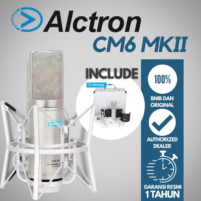 Promo Alctron CM6 MKII Large Diaphragm FET Condenser Microphone Mic ...