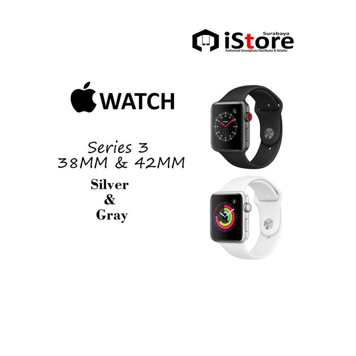Jual Apple Watch Second iWatch Series 3 38mm 42mm Mulus Cell GPS - Silver,  38mm - Kota Surabaya - iStore Sparepart | Tokopedia