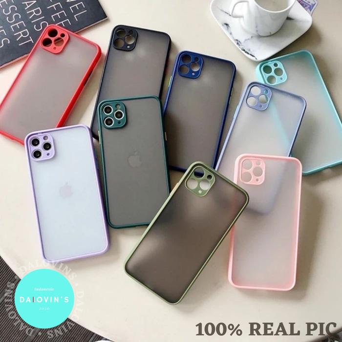 Case iPhone PLUS X XR XS MAX 11 12 Mini Pro Max Hybrid Fullcover iP  PLUS, BLACK