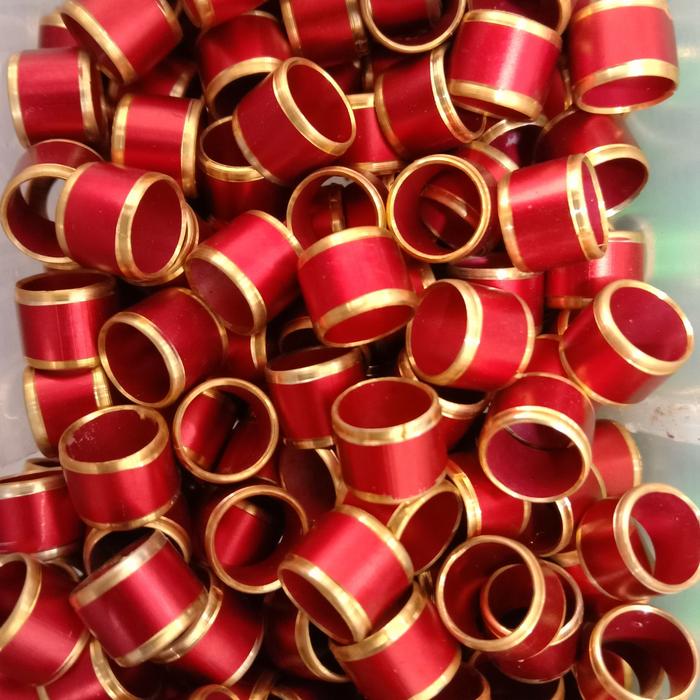 Gambar murah/ring merpati/ring burung dara/cincin burung/bisa pesan nama DLL - Merah dari sahabat_farm undefined 3 Tokopedia