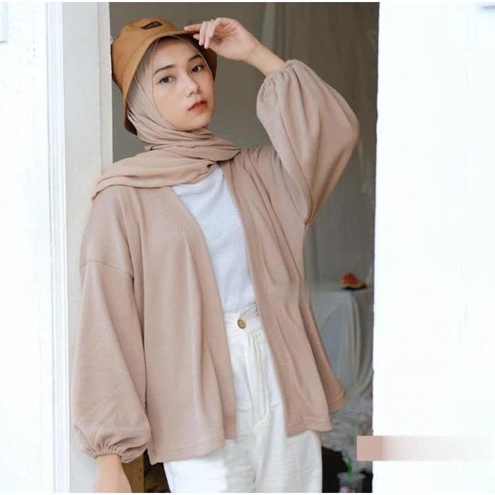 Gambar Cardigan Laura Kardigan Wanita Termurah Korean Style Trendy - coksu, bahan twiscone dari fashionshaaay undefined Tokopedia