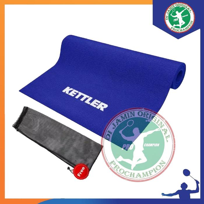 Gambar KETTLER ECO YOGA MAT 8 MM MATRAS YOGA ORIGINAL - BLUE dari PROCHAMPION undefined Tokopedia