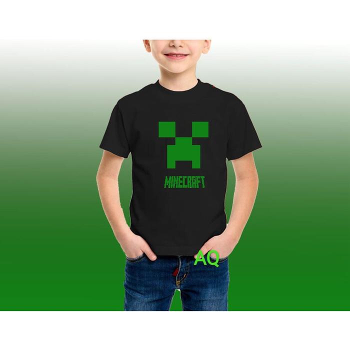 Jual Kaos Anak Minecraft T-Shirt Anak 
