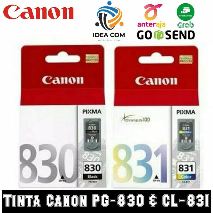 Gambar Tinta Printer Cartridge Canon PG-830 & CL-831 dari IDEA COM undefined Tokopedia