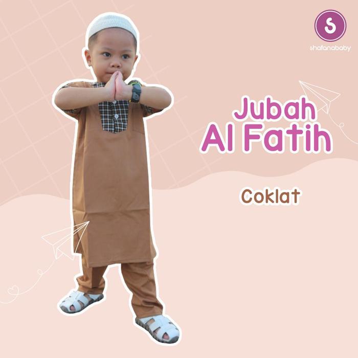Gambar BAJU KOKO ANAK/ SETELAN MUSLIM ANAK LAKI-LAKI - Cokelat, XS dari Hzp_colection undefined Tokopedia
