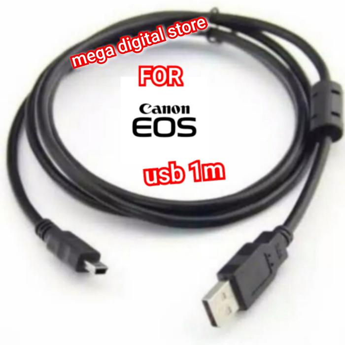 Jual KABEL DATA USB CANON 1M EOS 750D,760D, 800D, 7D, 70D, 80D