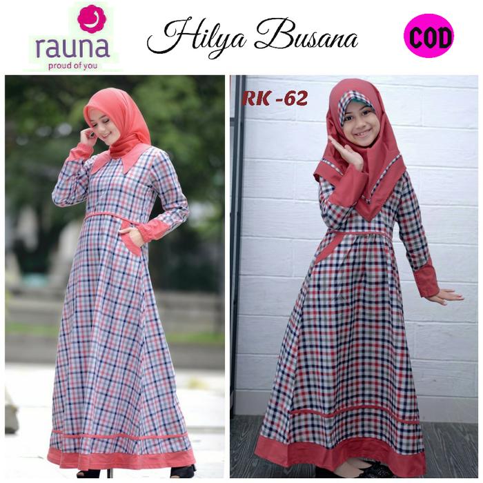 Gambar Couple Gamis Ibu & Anak / Rauna RK- 62 / Fashion Muslim - Gamis Ibu, S dari Hilya Busana undefined Tokopedia