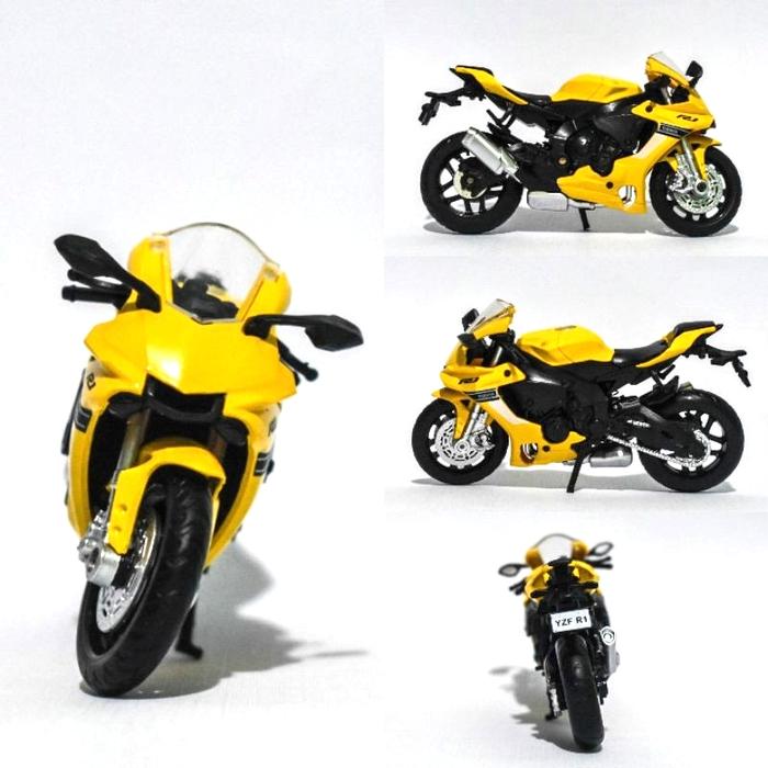 Jual Diecast Miniatur Motor Yamaha YZF 