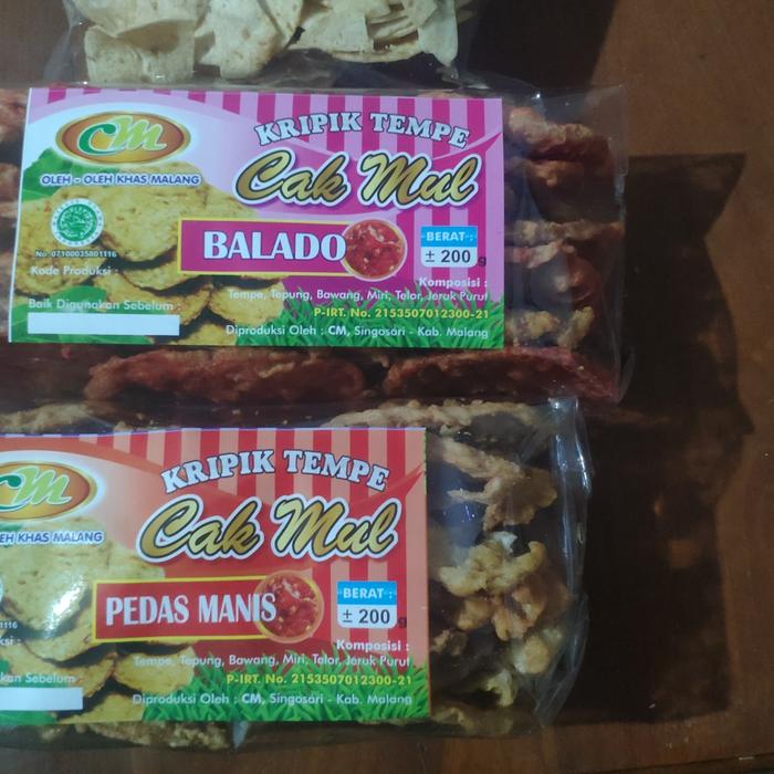 Gambar keripik tempe cak mul oleh oleh khas malang - Jeruk purut dari Badal undefined Tokopedia