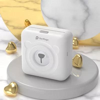 Gambar PERIPAGE A6 Printer Mini Thermal Bluetooth + Stiker Label isi 5 Roll - Putih dari SMARTCOM TECHNOLOGY undefined Tokopedia