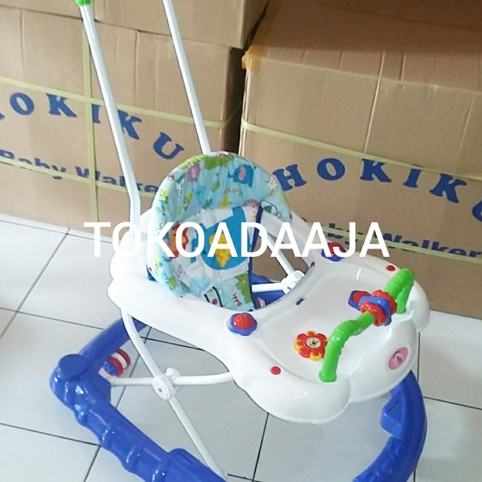 Gambar BABY WALKER HOKIKU 817 MUSIC + DORONGAN - Biru dari TOKOADAAJA1 undefined Tokopedia