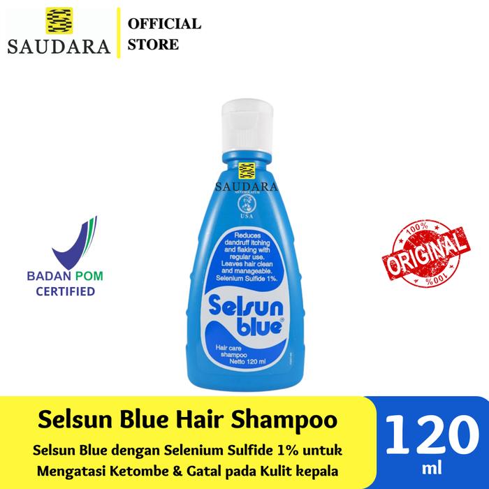 Gambar Selsun Blue Hair Shampoo ( 60 Ml), (120 Ml) - Blue Hair 120ml dari Saudara Official Store undefined Tokopedia