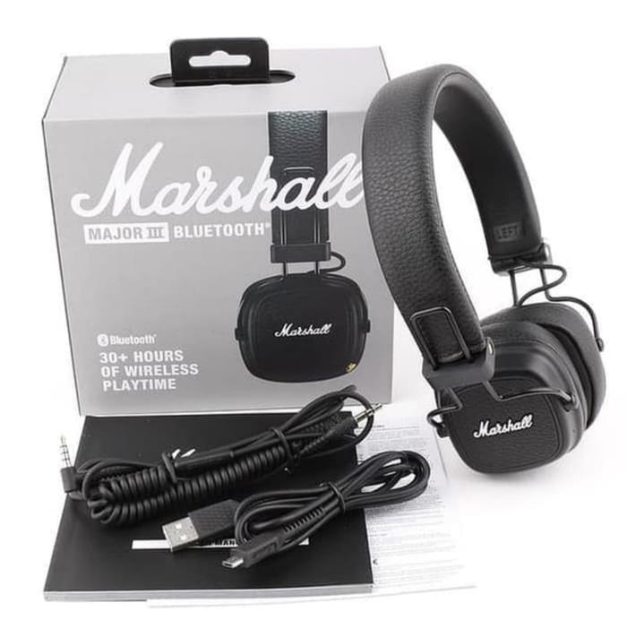 Gambar Headset MARSHALL MAJOR III 3 BLUETOOTH Wireless One Ear Headphone - TanpaPouchBrown dari ATHENA GAME STORE undefined Tokopedia