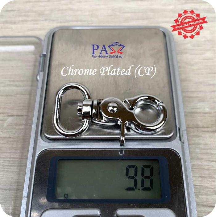 Gambar Kait Tas Kew-kew Kakak Tua 15mm (premium import) - ChromePlated CP dari Pass Bandung undefined Tokopedia