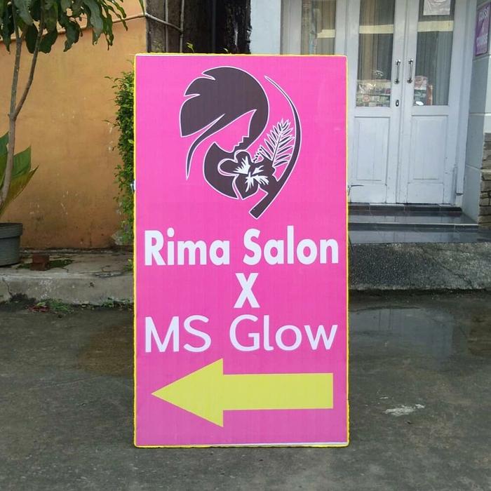 Gambar Standing Banner Kayu Full Banner Ukuran 130x60 cm Kayu 5 cm dari tokonoura undefined Tokopedia